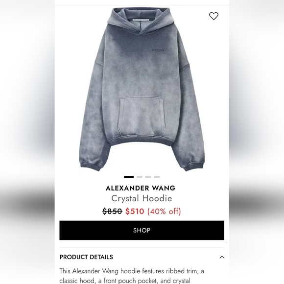 Alexander Wang Crystal Sweatshirt*SEARCHING***4**ITEM***can anyone Find Me This!